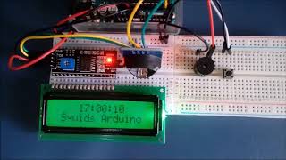 Relógio digital com despertador  RTC DS3231 Arduino Básico  52 [upl. by Haerle483]