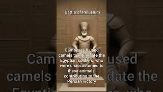 Battle of Pelusium in 525 BCE ancientworld historyfacts persian egyptian pharoahs [upl. by Putscher]