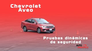 Chevrolet Aveo 2023 pruebas dinámicas de seguridad [upl. by Derry891]