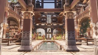 Conan Exiles  quot Yamatai Tavernquot part 1got the new building pieces  decorated buildXboxno mods [upl. by Giles]