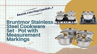 Explore Bruntmor Stainless Steel Cookware Set  4Piece Versatile Cooking Essentials [upl. by Christoper]