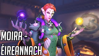 Moira quotÉireannachquot Skin Showcase  Overwatch 2 [upl. by Nylirrehs]