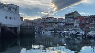 Amazing view of Llanes Asturias Spain from the docks [upl. by Akirret]