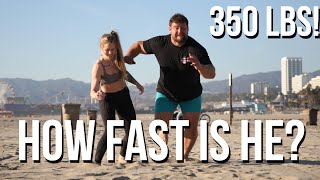 How Fast Is the Worlds Strongest Man  4 Weeks To Arnolds Santa Monica [upl. by Rdnaskela937]