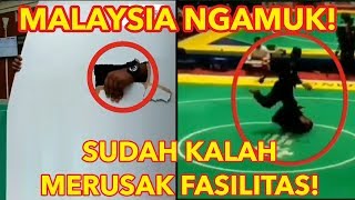 VIRAL Atlet Malaysia Tertangkap Kamera Merusak Fasilitas Asian Games 2018 [upl. by Leinto]