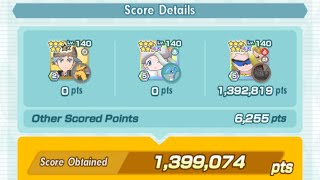 14M With SC StevenMelonyGordie Against Barry  Pokemon Masters EX  Damage Challenge [upl. by Akenahs]