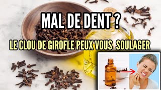 Un mal de dent  Le clou de girofle [upl. by Sillert]