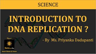 DNA Replication Lecture BSc MSc Zoology by DrPriyanka Dadupanthi Biyani Girls colleges [upl. by Ynnam]