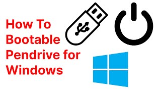 How To Bootable Pendrive For Windows [upl. by Nivlag]