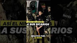 ASÍ EL “NINI” JEFE DE SEGURIDAD DE LOS CHAPITOS REGAÑA A SICARI0S🇲🇽☠️shorts mexico narcos [upl. by Senoj]