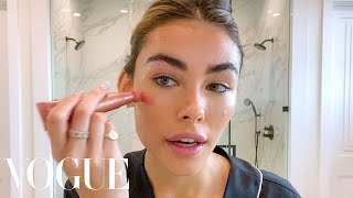 Madison Beer’s Guide to Soap Brows and Easy Blush  Beauty Secrets  Vogue [upl. by Anujra489]