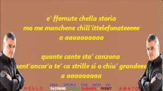 NELLO AMATO Euna storia che non va karaoke [upl. by Avrenim]