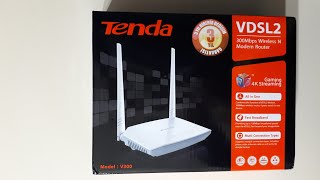 Tenda V300 VDSL2 Modem Kurulumu [upl. by Omik]