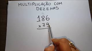 MULTIPLICAÇÃO COM DOIS NÚMEROS FÁCIL DE ENTENDER [upl. by Atalie]