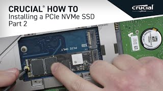 Part 2 of 4  Installing a Crucial® M2 PCIe NVMe SSD Install [upl. by Codd]