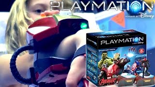 Disney Playmation  Avengers Starter Pack HandsOn Review [upl. by Adiazteb]