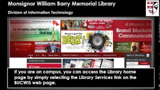 Barry University  An Introduction to Your Library [upl. by Luhem]