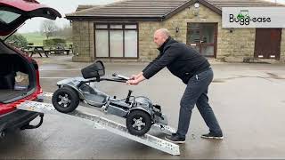 Loading the Lithium 4000 Pro single seat golf buggy into the back of a car [upl. by Marquis588]