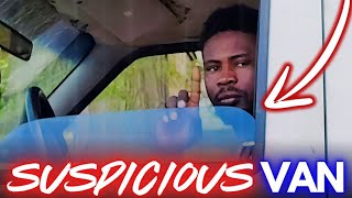 SUSPICIOUS VAN Springfield Ohio Haitian Migrants [upl. by Ddot83]