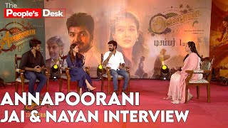 Annapoorani Team Interview  Nayan  Jai  Part 2  Annapoorani nayanthara jai sathyaraj tpd [upl. by Borries]