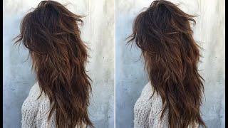 Long Razor Shag Haircut Tutorial for Women  Long layers Cuts [upl. by Odnama821]