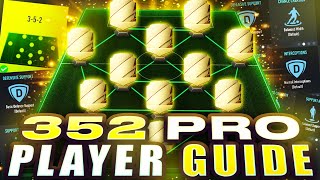 FIFA 22 l 352 PRO PLAYER FORMATION GUIDE l CUSTOM TACTICS  FIFA 22 ULTIMATE TEAM [upl. by Agathe152]