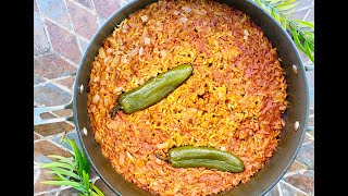 Mexican Spanish Rice Recipe  Delicious Everyday Rice In 45 Minutes [upl. by Metsky422]