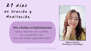 Día 1 Dolor Vs Sufrimiento [upl. by Frida427]