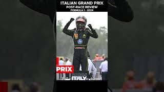 2024 Italian GP Race Report Highlights Analysis and Results [upl. by Berlyn534]