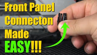 How to Connect your Front Panel Cables FPANEL Beginners Guide [upl. by Turoff]