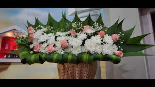 Flower arrangement for altar [upl. by Alisa]