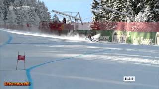 Kitzbuhel 2011 Downhill  Didier Cuche HD 1080p [upl. by Salomo]