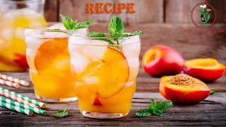 REFRESHING MARDI GRAS PEACH SCHNAPPS COCKTAIL RECIPE HOW TO VIDEO [upl. by Sybille170]