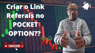 Como Registrarse para obter o Link de Referals no Broker Pocket Option [upl. by Ardnusal]