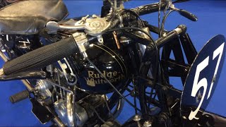 RUDGE Whitworth Motorcycle Graham Walker rode this bike at Ulster Grand Prix 1928 British Motor Show [upl. by Ania]