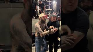 Security stops Post Malone from meeting fans [upl. by Dorcia108]