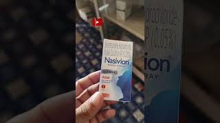 Nasivion Nasal Spray pharmacy nasalspray [upl. by Rukna]