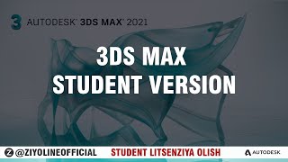 3ds Max Student License  3ds Max 2022 [upl. by Gosney]