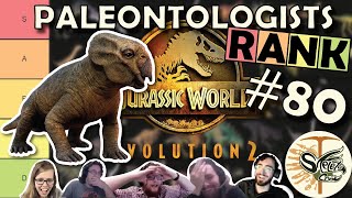 PANIC AT THE LYSTRO  Paleontologists rank LYSTROSAURUS in Jurassic World Evolution 2 [upl. by Sears]