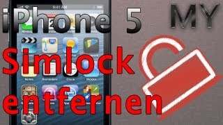 iPhone 5 Simlock entfernen  frei für alle Netze mit und ohne Jailbreak für alle Versionen [upl. by Gurtner99]