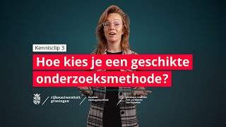 GCJV Kennisclip 3 Hoe kies je een geschikte onderzoeksmethode [upl. by Gromme]