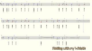 O Holy Night  Christmas  Tin WHistle  Play Along Tab Tutorial [upl. by Ewens]