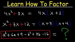 Factoring Trinomials amp Polynomials Basic Introduction  Algebra [upl. by Amoihc]