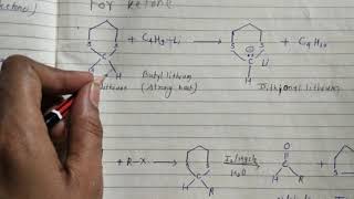 Lecture72 synthesis of aldehyde amp ketone  from 13 dithiane By Miss sapna chouhan [upl. by Sillad660]