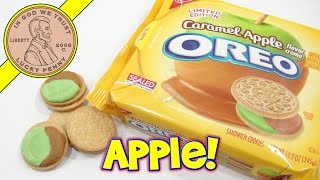 Oreo Caramel Apple Nabisco Limited Edition Cookies [upl. by Rovaert231]