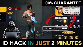 FF ID HACK IN 2 MINUTES😲 HOW TO HACK FREE FIRE ACCOUNT BY USING UID👍 [upl. by Nnyw]