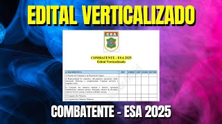 SARGENTO COMBATENTE ESA 2025  Edital Verticalizado [upl. by Relyc537]