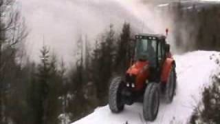 GLOBUS Snøfres GSF230 Snow Blower [upl. by Dallman]