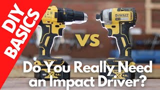 An Impact Driver is a great tool but not necessarily a replacement for a combi drill [upl. by Jessika174]