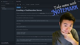 Homelab Series  Taking Notes with Notemark [upl. by Sahpec]